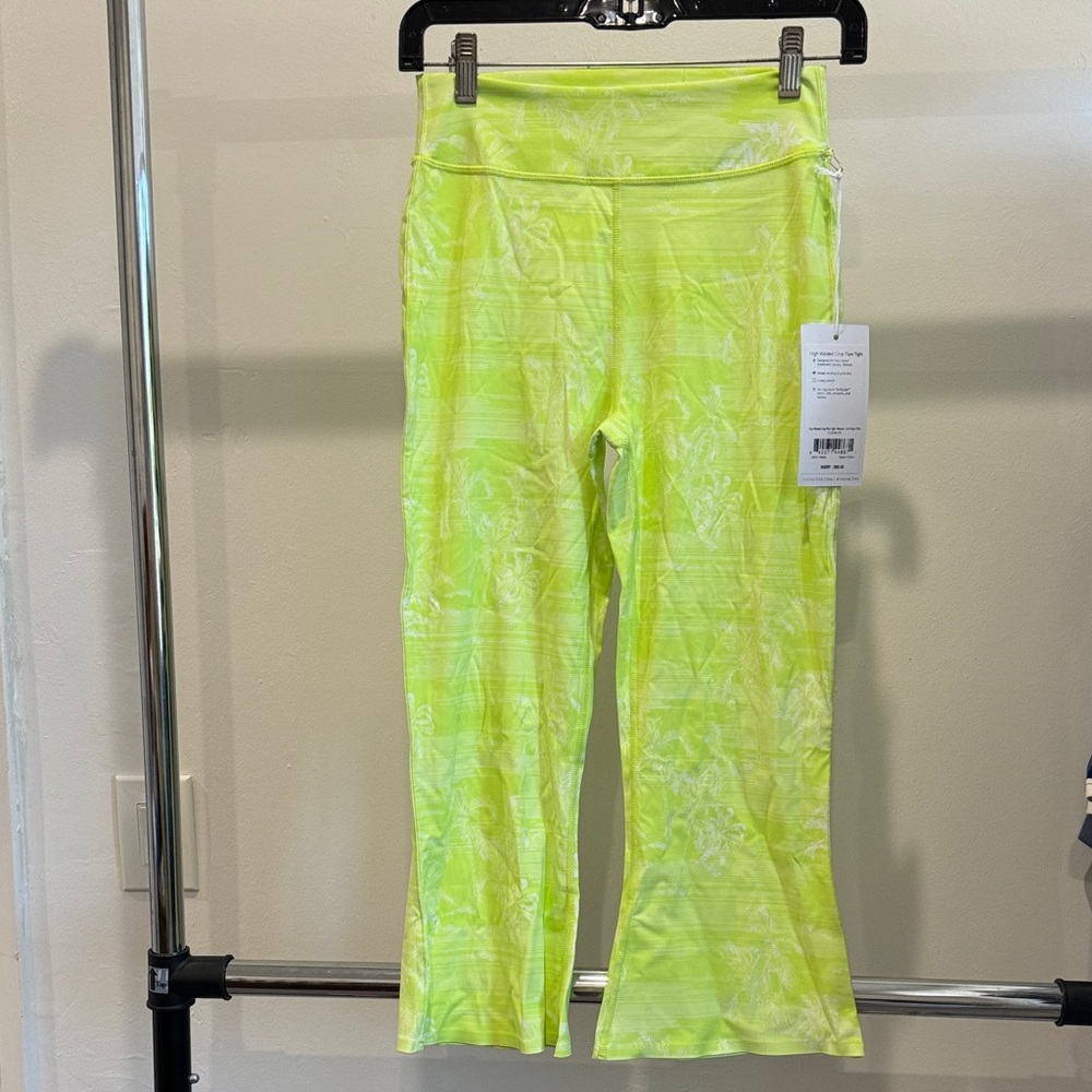Tavi Neon Active High Waisted Flare Leggings